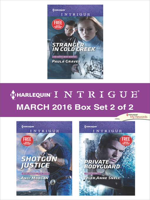 Title details for Harlequin Intrigue March 2016, Box Set 2 of 2 by Paula Graves - Wait list